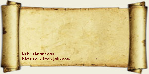 Teodora Bzenić vizit kartica